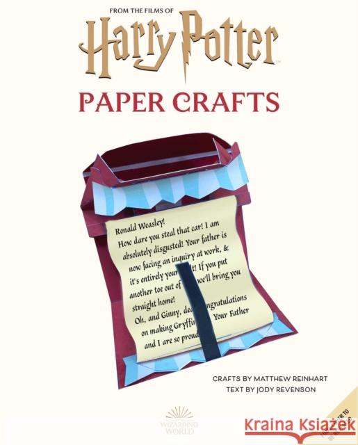Harry Potter: Magical Paper Crafts: 24 Official Creations Inspired by the Wizarding World Jody Revenson 9781647227654