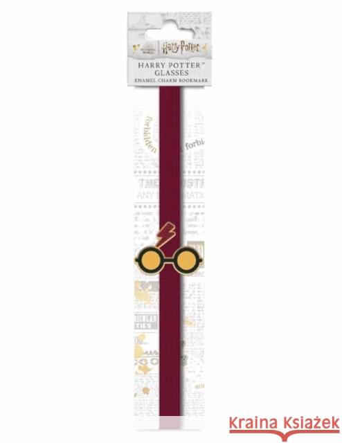 Harry Potter: Harry's Glasses Enamel Charm Bookmark Insight Editions 9781647228064 Insight Editions