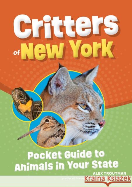 Critters of New York: Pocket Guide to Animals in Your State Alex Troutman 9781647554330 Adventure Publications