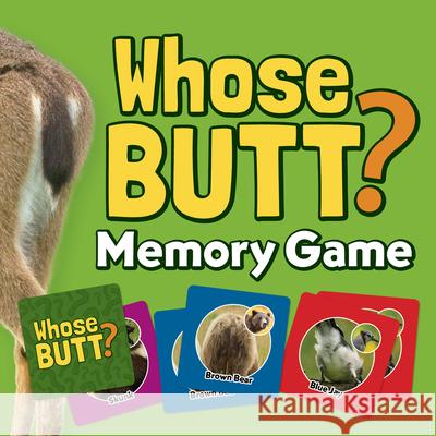 Whose Butt? Memory Game Stan Tekiela 9781647555221 Adventure Publications