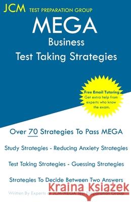 MEGA Business - Test Taking Strategies Test Preparation Group, Jcm-Mega 9781647687885 Jcm Test Preparation Group