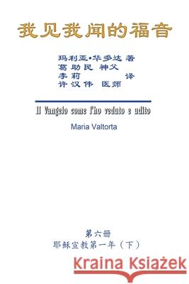The Gospel As Revealed to Me (Vol 6) - Simplified Chinese Edition: 我见我闻的福音（第六 Maria Valtorta 9781647846060 Ehgbooks