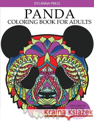 Panda Coloring Book for Adults Dylanna Press 9781647900014 Dylanna Publishing, Inc.
