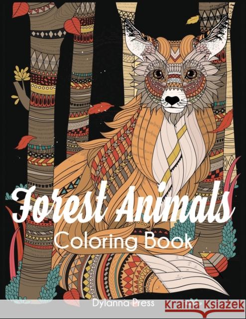 Forest Animals Coloring Book Dylanna Press 9781647900663 Dylanna Publishing, Inc.