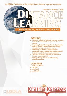 Distance Learning Volume 17 Issue 2 2020 Michael Simonson   9781648022340 Information Age Publishing