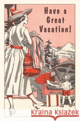 Vintage Journal Family Leaving for Vacation Travel Poster Found Image Press 9781648111426 Found Image Press