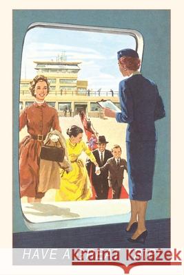 Vintage Journal Boarding The Plane Travel Poster Found Image Press 9781648111457 Found Image Press