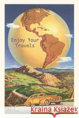 Vintage Journal Globe with Americas Postcard Found Image Press 9781648111518 Found Image Press