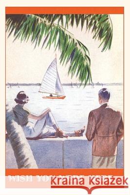Vintage Journal Couple Watching Sailboat Postcard Found Image Press 9781648111549 Found Image Press
