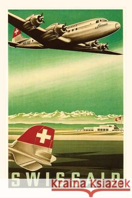 Vintage Journal Swiss Airline Travel Poster Found Image Press 9781648111945 Found Image Press