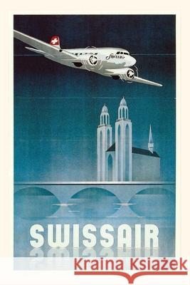 Vintage Journal Airline Flying Over a Bridge Travel Poster Found Image Press 9781648111952 Found Image Press