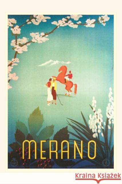 Vintage Journal Merano, Italy Travel Poster Found Image Press 9781648113420 Found Image Press