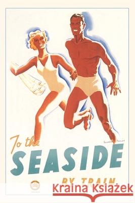 Vintage Journal To the Seaside by Train Travel Poster Found Image Press 9781648114410 Found Image Press