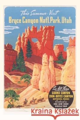 Vintage Journal Bryce Canyon Travel Poster Found Image Press 9781648114663 Found Image Press