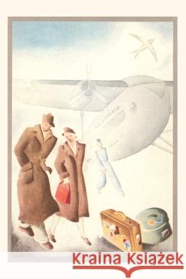 Vintage Journal Couple, Luggage by Airplane Found Image Press 9781648114793 Found Image Press