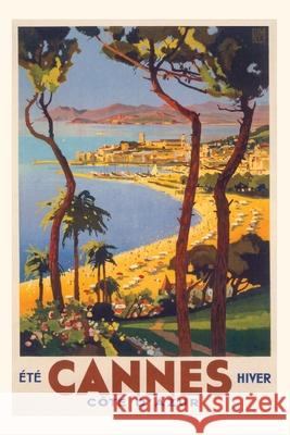 Vintage Journal Cannes Travel Poster Found Image Press 9781648114847 Found Image Press