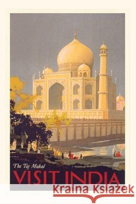 Vintage Journal Taj Mahal, India Travel Poster Found Image Press 9781648114861 Found Image Press