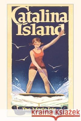 The Vintage Journal Woman on Wake Board Catalina Island Found Image Press 9781648116513 Found Image Press