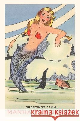 The Vintage Journal Greetings from Manhattan Beach, Mermaid Found Image Press 9781648117008 Found Image Press