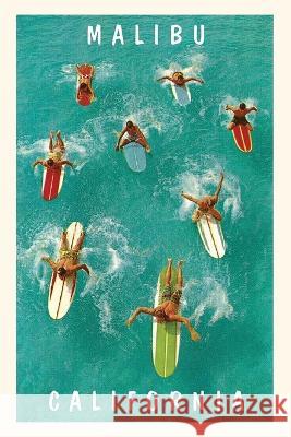 The Vintage Journal Surfers Paddling, Malibu, California Found Image Press 9781648117220 Found Image Press