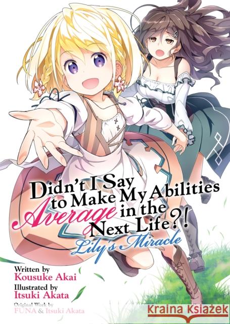 Didn't I Say to Make My Abilities Average in the Next Life?! Lily's Miracle (Light Novel) Funa 9781648273353 Airship