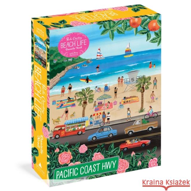 Pacific Coasting: Beach Life 1,000-Piece Puzzle Danielle Kroll 9781648291944 Artisan