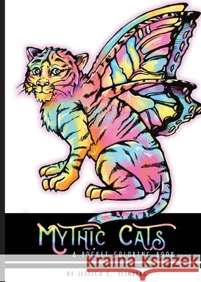 Mythic Cats Pocket Coloring Book Jessica Feinberg 9781648711909