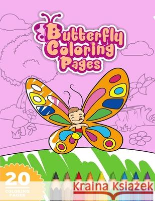 Butterfly Coloring Pages: 8x11.5