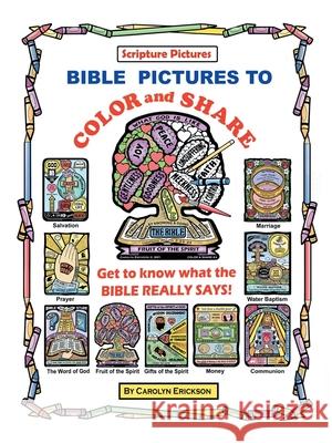 Bible Pictures to Color and Share Carolyn Erickson 9781664244610 WestBow Press
