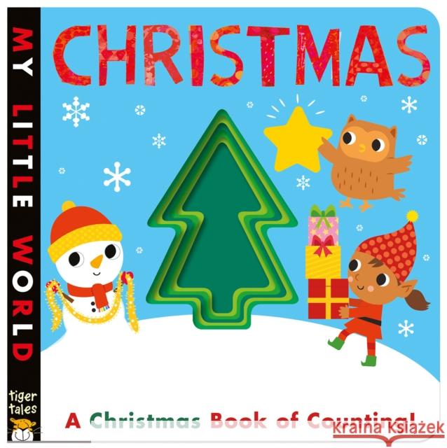 Christmas: A Peek-Through Christmas Book of Counting Evans, Harriet 9781664350014 Tiger Tales