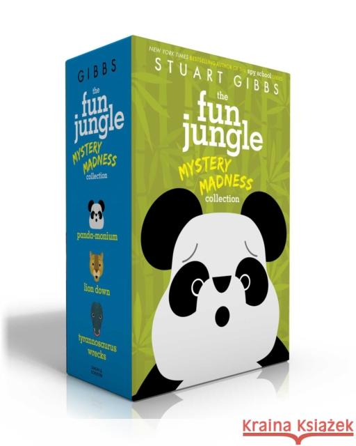 The FunJungle Mystery Madness Collection (Boxed Set): Panda-monium; Lion Down; Tyrannosaurus Wrecks Stuart Gibbs 9781665900485 Simon & Schuster Books for Young Readers