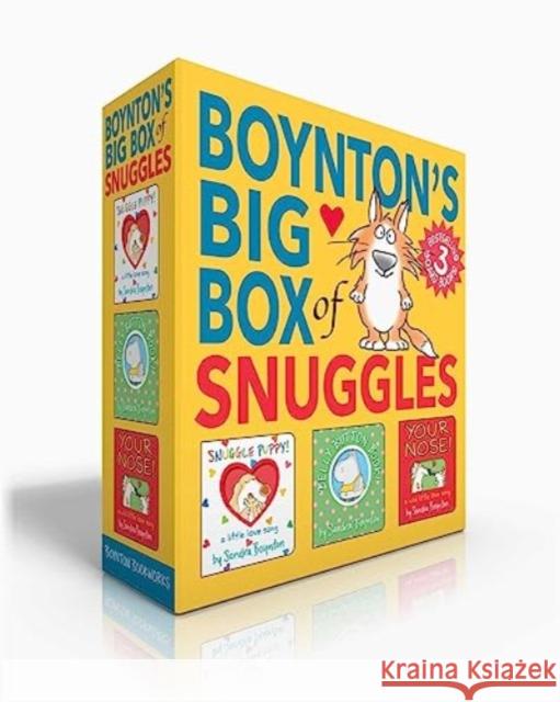 Boynton\'s Big Box of Snuggles (Boxed Set): Snuggle Puppy!; Belly Button Book!; Your Nose! Sandra Boynton Sandra Boynton 9781665925259 Boynton Bookworks