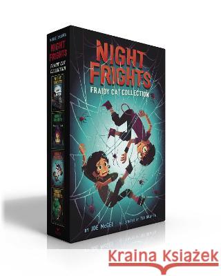 Night Frights Fraidy Cat Collection (Boxed Set): The Haunted Mustache; The Lurking Lima Bean; The Not-So-Itsy-Bitsy Spider; The Squirrels Have Gone Nu Joe McGee Teo Skaffa 9781665940023 Aladdin Paperbacks