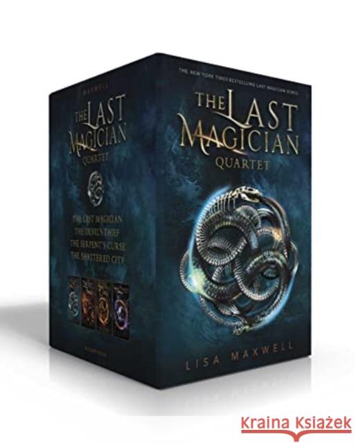 The Last Magician Quartet (Boxed Set): The Last Magician; The Devil's Thief; The Serpent's Curse; The  Shattered City Lisa Maxwell 9781665941266 Simon & Schuster