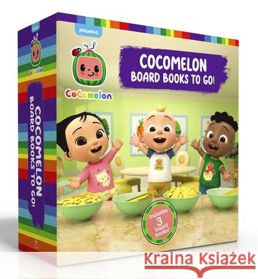 Cocomelon Board Books to Go! (Boxed Set): Pasta Party!; I Like My Name; Let's Meet the Doctor! Various 9781665974592 Simon Spotlight