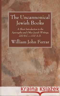 The Uncannonical Jewish Books William John Ferrar 9781666734799