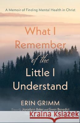 What I Remember of the Little I Understand Erin Grimm Gwen Benedict Joycelynn Baker 9781666775426 Resource Publications (CA)