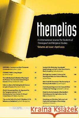 Themelios, Volume 48, Issue 1 Brian Tabb 9781666779653 Wipf & Stock Publishers