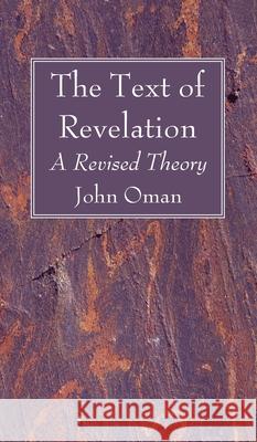 The Text of Revelation John Oman 9781666790238