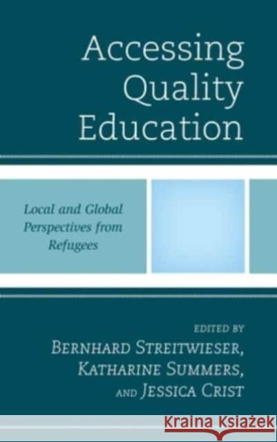 Accessing Quality Education  9781666913033 Lexington Books