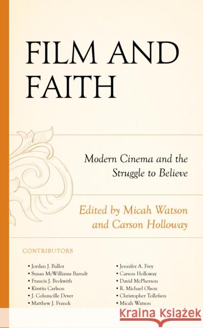 Film and Faith  9781666934045 Lexington Books