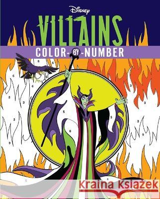 Disney Villains Color-By-Number Editors of Thunder Bay Press 9781667200576