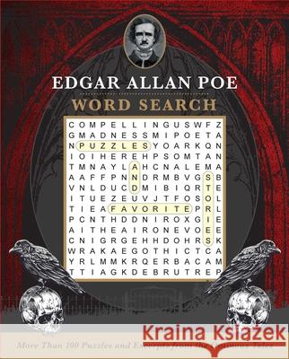 Edgar Allan Poe Word Search Editors of Thunder Bay Press 9781667203669 Thunder Bay Press