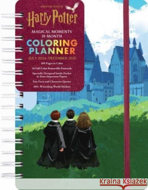 2025 Harry Potter Magical Moments 18-Month Coloring Planner Editors of Thunder Bay Press 9781667206868 Canterbury Classics