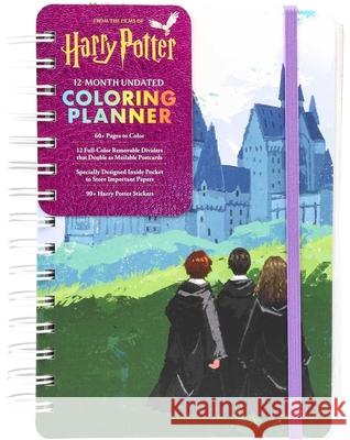 Harry Potter 12-Month Undated Coloring Planner Editors of Thunder Bay Press 9781667210605 Thunder Bay Press
