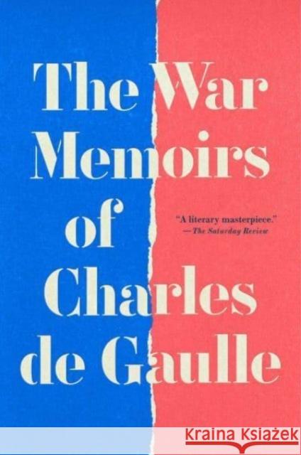 The War Memoirs Charles de Gaulle 9781668061206 Simon & Schuster