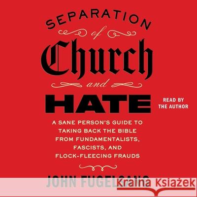 Separation of Church and Hate John Fugelsang 9781668113356