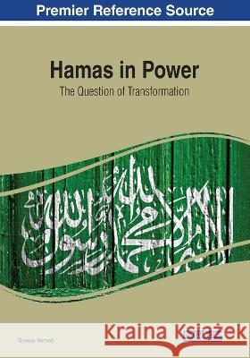 Hamas in Power: The Question of Transformation Qossay Hamed   9781668443125