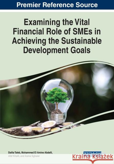 Examining the Vital Financial Role of SMEs in Achieving the Sustainable Development Goals Dalila Taleb Mohammed El Amine Abdelli Afef Khalil 9781668448359