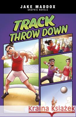 Track Throw Down Jake Maddox Eduardo Garcia 9781669085041 Stone Arch Books